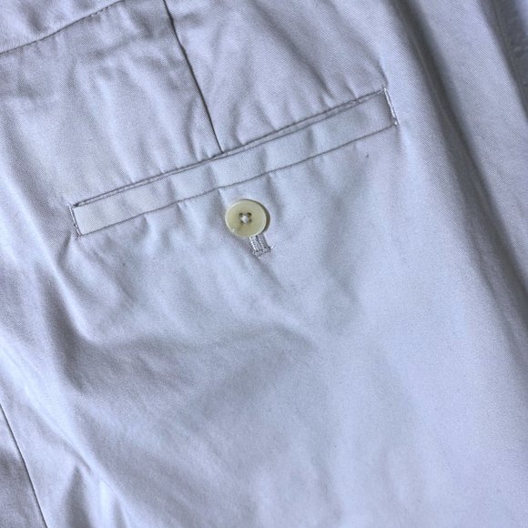 Talbots Women's Size 12 Cream Curvy Pants Career Straight Leg Trousers Cropped - Picture 8 of 9